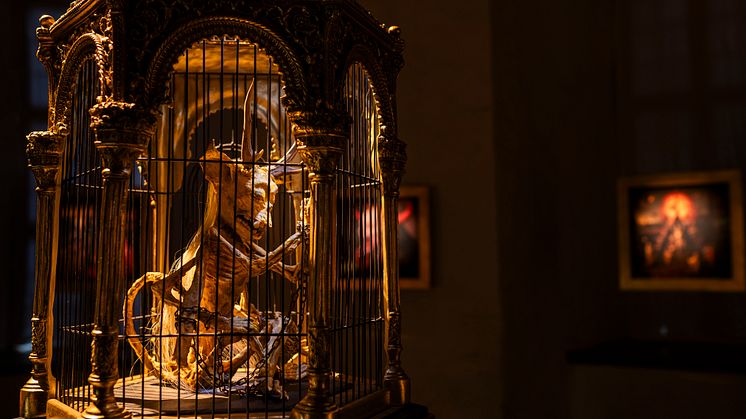 Kalmar Slott Häxor satansfigur