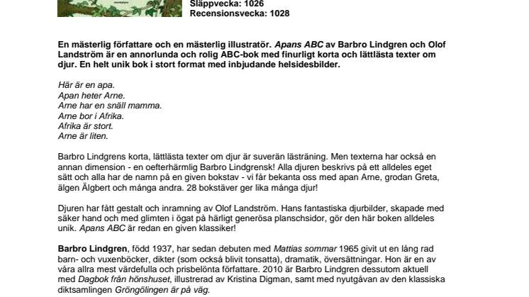 Barbro Lindgren och Olof Landström i nytt mästerligt möte 