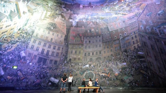Geschichte erleben: asisi Panometer Leipzig beeindruckt mit dem weltgrößten 360°-Panorama