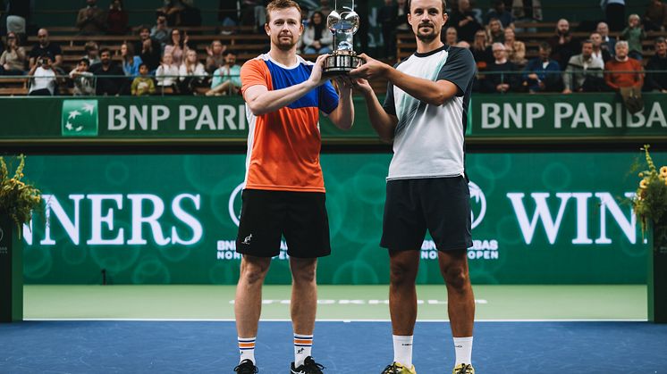 Andrey Golubev och Denys Molchanov i BNP Paribas Nordic Open 2023