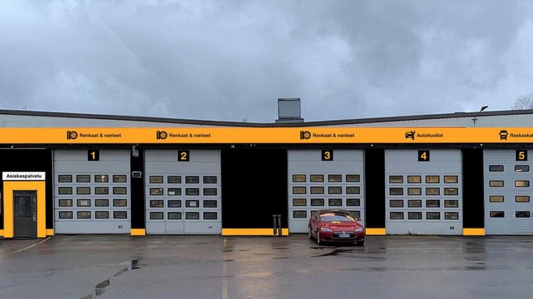 BestDrive-liiketilat pohjaavat Continentalin näyttävään oranssimustaan värimaailmaan.