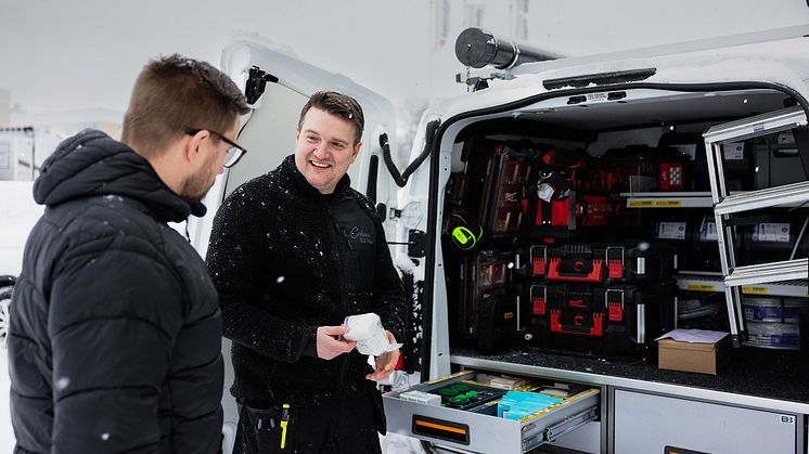 Oskar Sjöberg, Elektroskandia och Martin Carlsson, Carlssons Elbyrå.