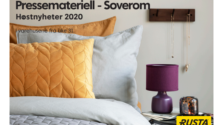 Pressemateriell Soverom - Høst 2020