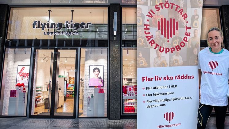 Influencern Fanny Josefine inviger hjärtstartare och nyöppning av Flying Tiger Copenhagen på Drottninggatan i Stockholm – nu på lördag!