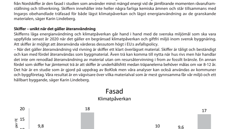 Skiffer rekommenderas i ny miljöutredning