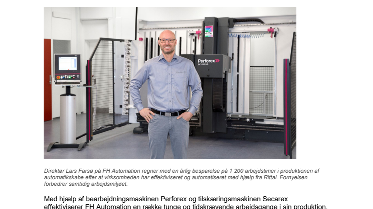 Automatisering styrker FH Automation i Horsens