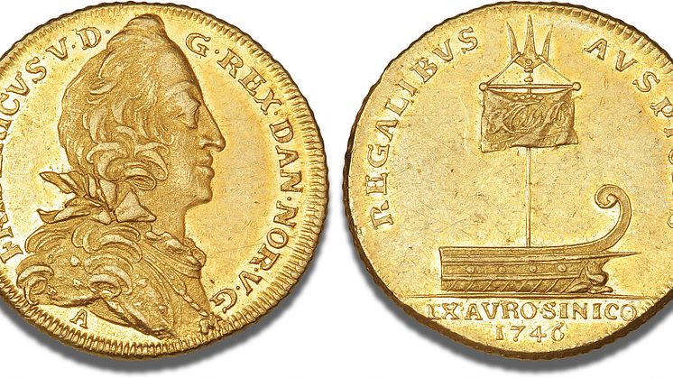 Danmark, 2 dukat 1746