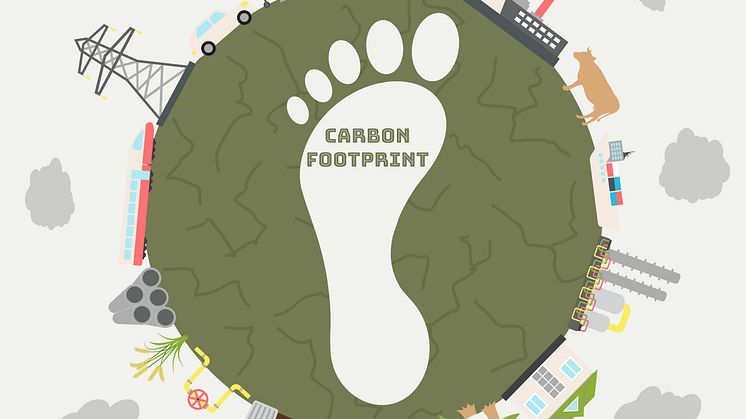 CO2 footprint, vector graphic - m.malinika_Shutterstock_1918136360