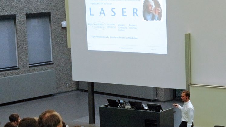 Der Science Slam des wissenschaftliches Nachwuchses der TH Wildau hat schon Tradition.