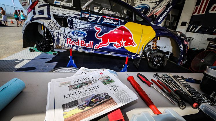 Joni Wiman matkalla Detroitin GRC-sarjan osakilpailuun