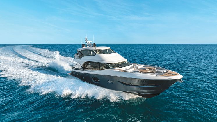 DockSense Alert integrates with the Raymarine Axiom® multifunction display on Raf Aviner's MCY 76 Skylounge to assist with close-quarters maneuvering