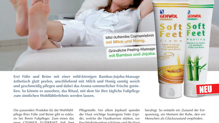 Der perfekte Auftritt: Sommerliche Verwöhnpflege für Füße und Beine 