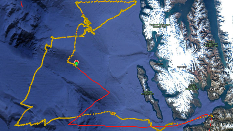 Sailbuoy route