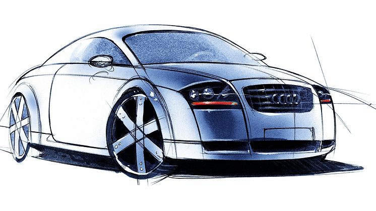Audi TT Coupé design sketch