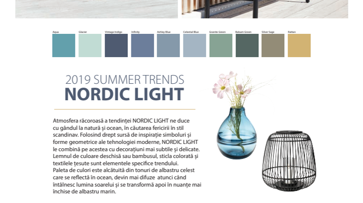 Nordic Light - Tendințele verii 2019