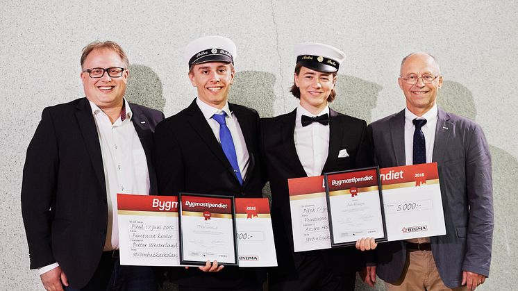 Stolta Stipendiater på Strömbackaskolan i Piteå