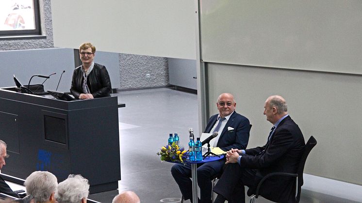 Ministerpräsident Dr. Dietmar Woidke eröffnete das 24. Sommersemester des Seniorenseminars der TH Wildaue