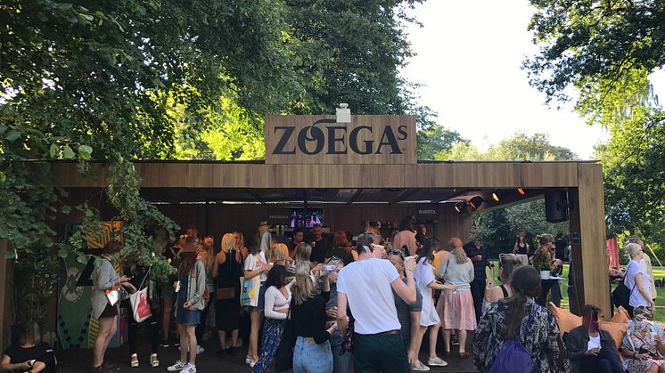 Zoégas för en skräpfri festival