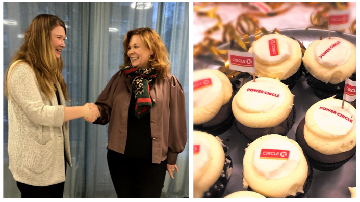 Johanna Lakso, vd Power Circle och Eva Kimborn Heivert, vd Circle K Sverige
