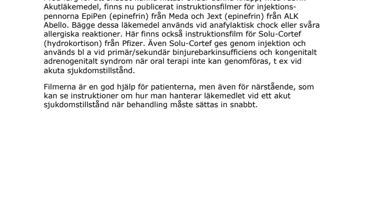 Akut sjuk? Tryck på rött!