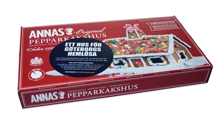Pepparkakshus i byggsats