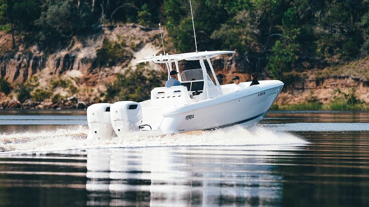 The Ring Power Intrepid 345 offers the perfect platform to showcase twin Cox CXO300s