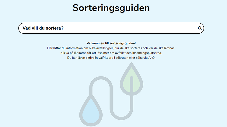 Ny sorteringsguide gör det lätt att sortera rätt