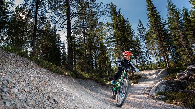 Test virtuell stisykling i Trysil Bike Arena