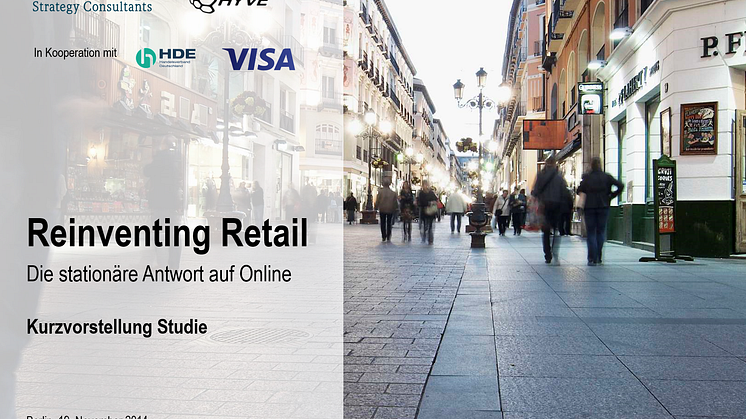 Studie „Reinventing Retail“ von Roland Berger in Kooperation mit dem HDE und Visa Europe