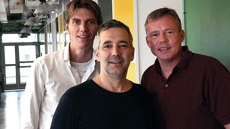 Felix Etzler, Michael Collaros, Anders Widgren, grundare av Aifloo.
