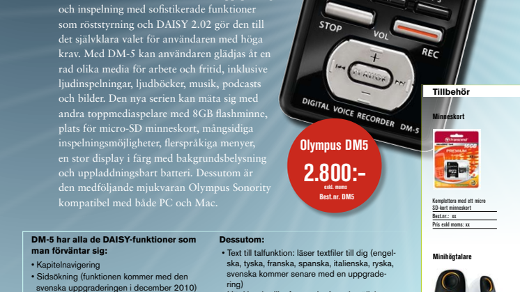 Inläsningstjänst AB och Olympus inleder samarbete