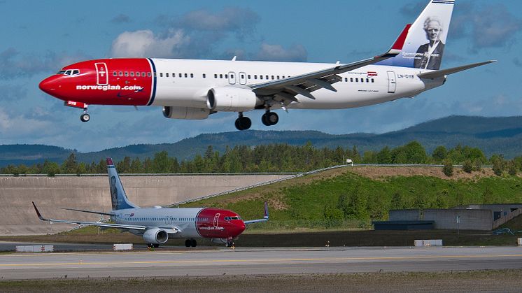 God passasjervekst for Norwegian i oktober