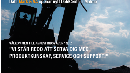 Nytt Dahlcenter för anläggningsbranschen i Mälardalen