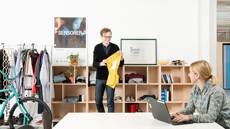 I HSB Living Lab i Göteborg bor ett 40-tal unga personer. Här testas bland annat olika former av delningslösningar
