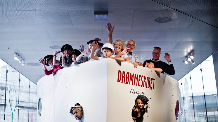 Snart stævner DRØMMESKIBET ud mod alle landets daginstitutioner. Med støtte fra Nordea-fonden kan legeskibet på M/S fejre fire års fødselsdag med udsigt til endnu mere læring og leg både på museet og ude i landet. 