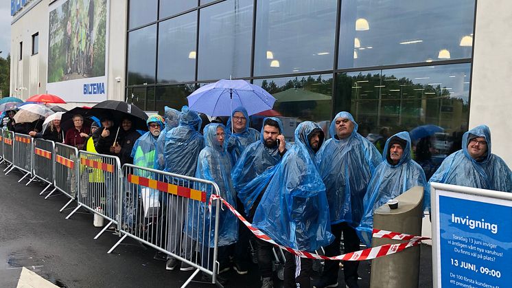 Invigning av Biltemavaruhuset i Avesta