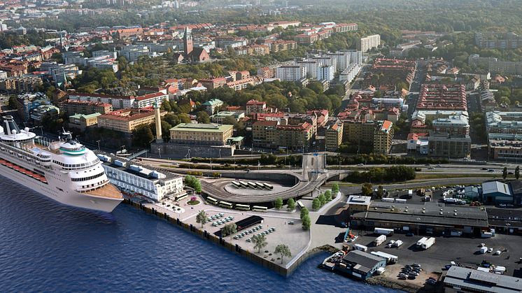 This historic quay is now being resurrected as a cruise reception centre under the name America Cruise Terminal.
