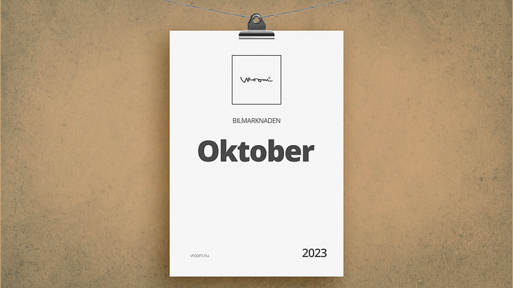Bilmarknaden oktober 2023