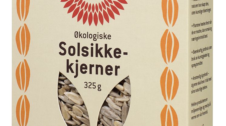 Helios solsikkekjerner økologisk 325 g