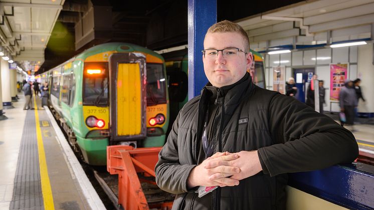 Oliver works at GTR’s busy Rail Operating Centre in Three Bridges 