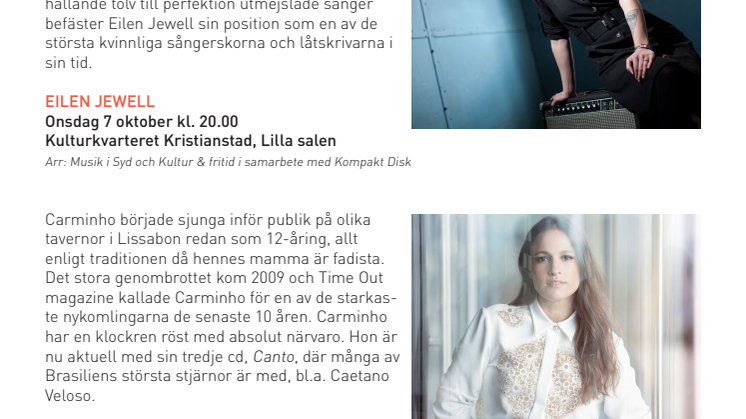 Americana på onsdag, Fado på fredag!