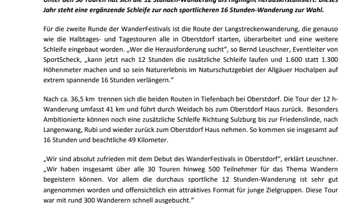 Eine 16 h-Tour durch das Hochallgäu