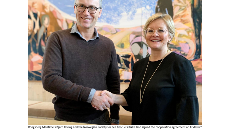 KONGSBERG and the Norwegian Society for Sea Rescue join forces to develop new SAR solutions