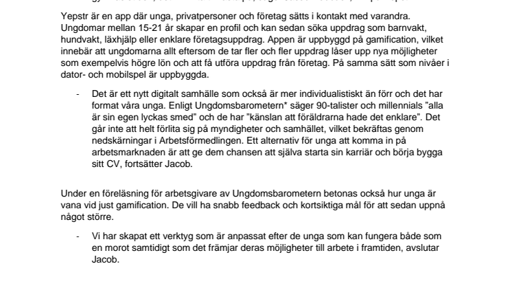 Gamification den nya vägen till arbete för unga