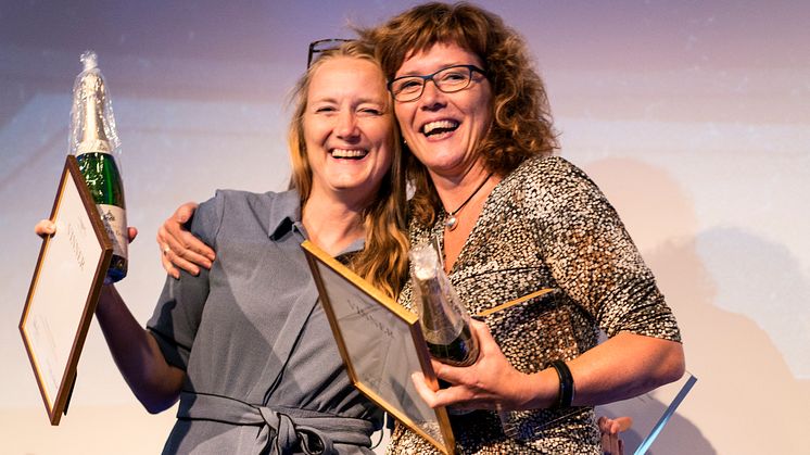Gitte Blemings (t.v.) utviklingsjef og Anne Lene Hamann, COO og Sales & Marketing manager i Club Matas. FOTO: Philip Larsen