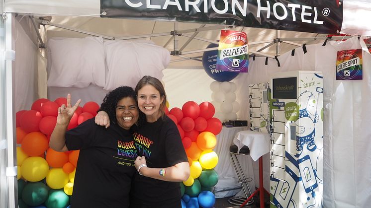 Clarion Hotel med stand i Pride Park. Alle foto: Clarion Hotel