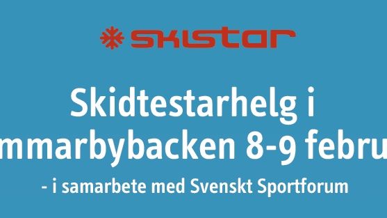 SkiStar Hammarbybacken: Peppa inför sportlovet med skidtest i Hammarbybacken