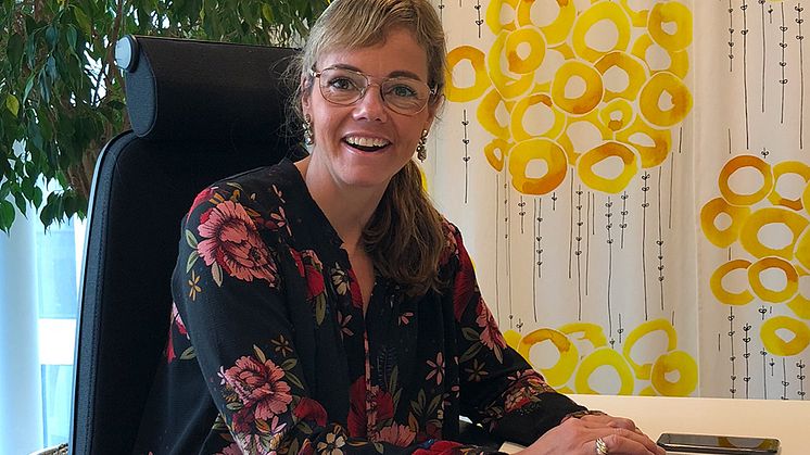 Susanna Bernéli arbetar som bostadsrättsekonom på BoKlok i Malmö
