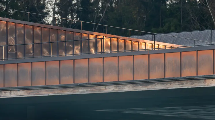Bestehende Lichtungen, alter Baumbestand und die natürliche Topografie bestimmen die Architektur des SANCTUM Nature Therapy R