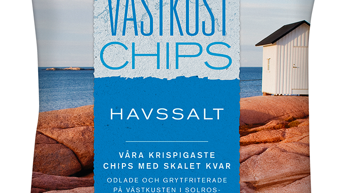 Estrella Västkustchips Havssalt Släta